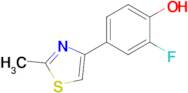 2-Fluoro-4-(2-methyl-1,3-thiazol-4-yl)phenol