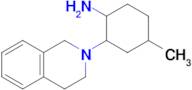 4-Methyl-2-(1,2,3,4-tetrahydroisoquinolin-2-yl)cyclohexan-1-amine