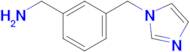 1-{3-[(1h-imidazol-1-yl)methyl]phenyl}methanamine