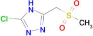 3-Chloro-5-(methanesulfonylmethyl)-4h-1,2,4-triazole