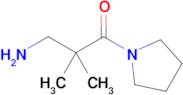 3-Amino-2,2-dimethyl-1-(pyrrolidin-1-yl)propan-1-one