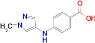 4-[(1-methyl-1h-pyrazol-4-yl)amino]benzoic acid