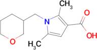 2,5-Dimethyl-1-[(oxan-3-yl)methyl]-1h-pyrrole-3-carboxylic acid