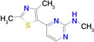 4-(Dimethyl-1,3-thiazol-5-yl)-n-methylpyrimidin-2-amine