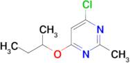 4-(Butan-2-yloxy)-6-chloro-2-methylpyrimidine