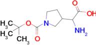 2-Amino-2-{1-[(tert-butoxy)carbonyl]pyrrolidin-3-yl}acetic acid