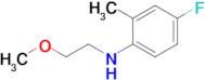 4-Fluoro-n-(2-methoxyethyl)-2-methylaniline