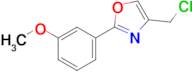 4-(Chloromethyl)-2-(3-methoxyphenyl)-1,3-oxazole