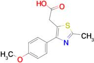 2-[4-(4-methoxyphenyl)-2-methyl-1,3-thiazol-5-yl]acetic acid