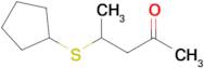 4-(Cyclopentylsulfanyl)pentan-2-one