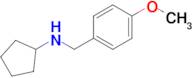 n-[(4-methoxyphenyl)methyl]cyclopentanamine