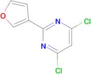 4,6-Dichloro-2-(furan-3-yl)pyrimidine