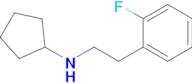 n-[2-(2-fluorophenyl)ethyl]cyclopentanamine