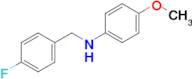 n-[(4-fluorophenyl)methyl]-4-methoxyaniline