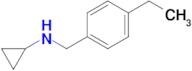 n-[(4-ethylphenyl)methyl]cyclopropanamine