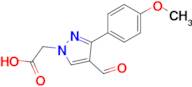 2-[4-formyl-3-(4-methoxyphenyl)-1h-pyrazol-1-yl]acetic acid