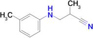 2-Methyl-3-[(3-methylphenyl)amino]propanenitrile