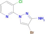 4-Bromo-1-(3-chloropyridin-2-yl)-1h-pyrazol-3-amine