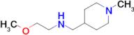 (2-Methoxyethyl)[(1-methylpiperidin-4-yl)methyl]amine