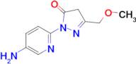 1-(5-Aminopyridin-2-yl)-3-(methoxymethyl)-4,5-dihydro-1h-pyrazol-5-one