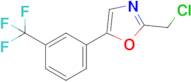 2-(Chloromethyl)-5-[3-(trifluoromethyl)phenyl]-1,3-oxazole