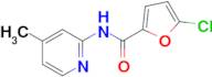 5-Chloro-n-(4-methylpyridin-2-yl)furan-2-carboxamide