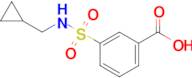 3-[(cyclopropylmethyl)sulfamoyl]benzoic acid