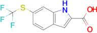 6-[(trifluoromethyl)sulfanyl]-1h-indole-2-carboxylic acid