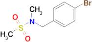 n-[(4-bromophenyl)methyl]-n-methylmethanesulfonamide