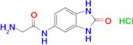 2-Amino-n-(2-oxo-2,3-dihydro-1h-1,3-benzodiazol-5-yl)acetamide hydrochloride