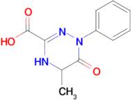 5-Methyl-6-oxo-1-phenyl-1,4,5,6-tetrahydro-1,2,4-triazine-3-carboxylic acid