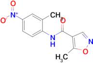 5-Methyl-n-(2-methyl-4-nitrophenyl)-1,2-oxazole-4-carboxamide