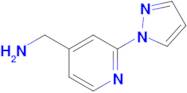 [2-(1h-pyrazol-1-yl)pyridin-4-yl]methanamine