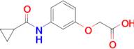 2-(3-Cyclopropaneamidophenoxy)acetic acid