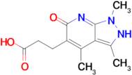 3-{1,3,4-trimethyl-6-oxo-1H,2H,6H-pyrazolo[3,4-b]pyridin-5-yl}propanoic acid