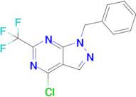 1-Benzyl-4-chloro-6-(trifluoromethyl)-1h-pyrazolo[3,4-d]pyrimidine