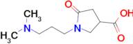 1-[3-(dimethylamino)propyl]-5-oxopyrrolidine-3-carboxylic acid