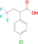 2-(4-Chlorophenyl)-4,4,4-trifluorobutanoic acid