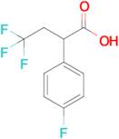 4,4,4-Trifluoro-2-(4-fluorophenyl)butanoic acid