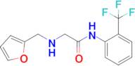 2-[(furan-2-ylmethyl)amino]-n-[2-(trifluoromethyl)phenyl]acetamide