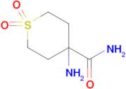 4-Aminotetrahydro-2h-thiopyran-4-carboxamide 1,1-dioxide