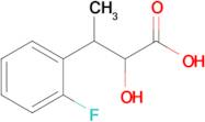 3-(2-Fluorophenyl)-2-hydroxybutanoic acid