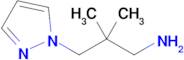 2,2-Dimethyl-3-(1h-pyrazol-1-yl)propan-1-amine