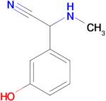 2-(3-Hydroxyphenyl)-2-(methylamino)acetonitrile