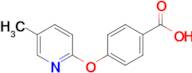 4-[(5-methylpyridin-2-yl)oxy]benzoic acid