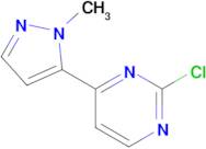 2-Chloro-4-(1-methyl-1h-pyrazol-5-yl)pyrimidine