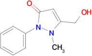 5-(Hydroxymethyl)-1-methyl-2-phenyl-1h-pyrazol-3(2h)-one