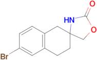 6-Bromo-3,4-dihydro-1h-spiro[naphthalene-2,3'-[1,4]oxazolidine]-5'-one