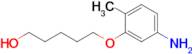 5-(5-Amino-2-methylphenoxy)pentan-1-ol