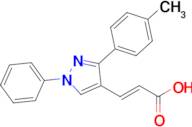 (2e)-3-[3-(4-methylphenyl)-1-phenyl-1h-pyrazol-4-yl]prop-2-enoic acid